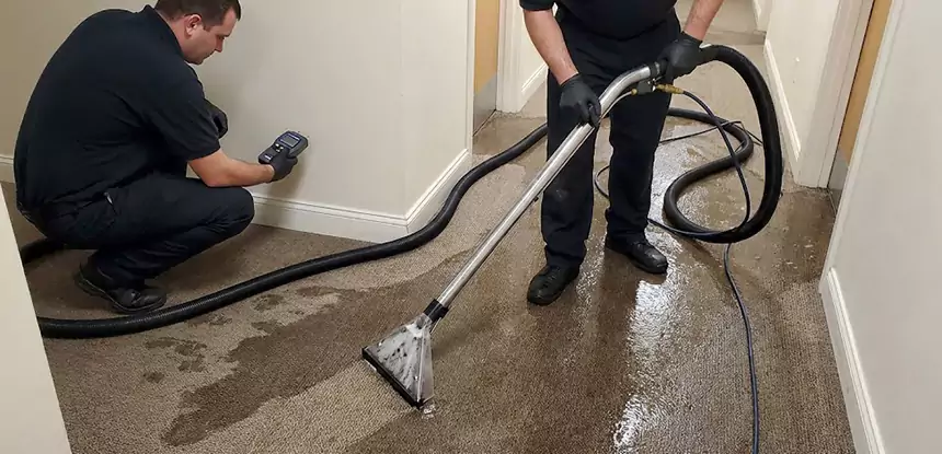 Basement Flooded Carpet Soaked Recovery in Hogansville
