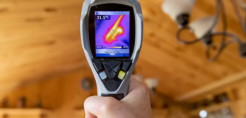 Infrared Camera Roof Leak Detection in Hogansville